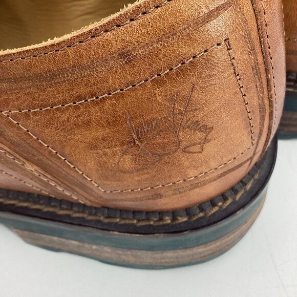 John Fluevog Men\'s Dublin Brown Leather Lace-Up Derby Angelic Sole Bond Sz 9 main image 15